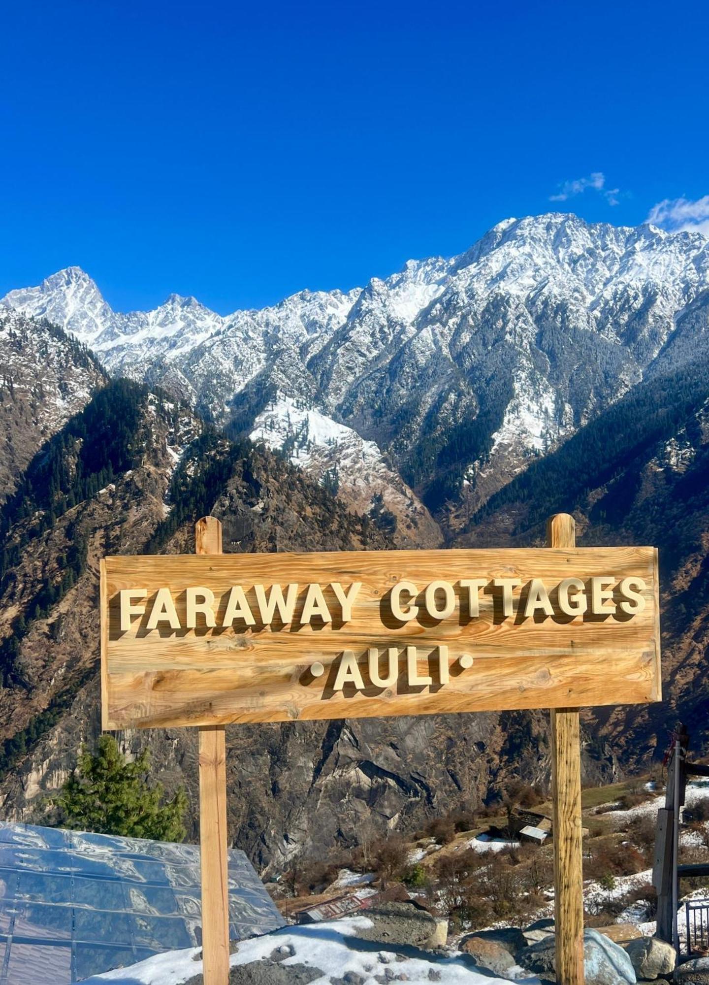 Faraway Cottages, Auli Joshimath Exterior photo